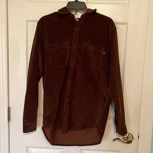 Corduroy Aritizia Tna Western Shirt Size S